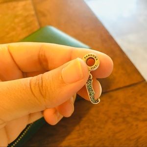 Authentic Pandora Disney Jasmine Slipper Charm